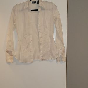 White new York & Co button down